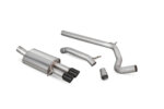 Scorpion non-resonated cat-back exhaust system for VOLKSWAGEN POLO 9N3