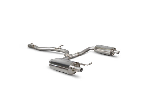 Scorpion non-resonated cat-back exhaust system for VOLKSWAGEN GOLF MK7