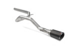Scorpion non-resonated cat-back exhaust system for VOLKSWAGEN UP!