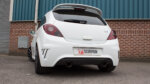 Scorpion resonated cat-back exhaust system for OPEL CORSA D
