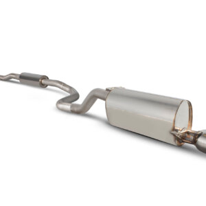 Scorpion resonated cat-back exhaust system for OPEL CORSA D