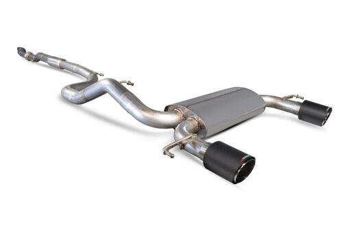 Scorpion resonated cat-back exhaust system for OPEL CORSA VXR E