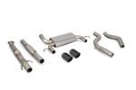 Scorpion resonated cat-back exhaust system for OPEL CORSA VXR E