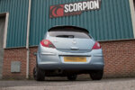 Scorpion rear silencer for OPEL CORSA D