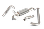 Scorpion non-resonated cat-back exhaust system for OPEL ASTRA VXR J