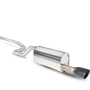 Scorpion non-resonated cat-back exhaust system for OPEL CORSA D