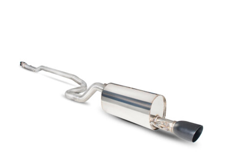 Scorpion non-resonated cat-back exhaust system for OPEL CORSA D