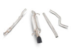 Scorpion non-resonated cat-back exhaust system for OPEL CORSA D