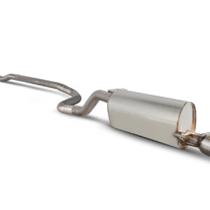 Scorpion non-resonated cat-back exhaust system for OPEL CORSA D