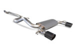 Scorpion non-resonated cat-back exhaust system for OPEL CORSA VXR E
