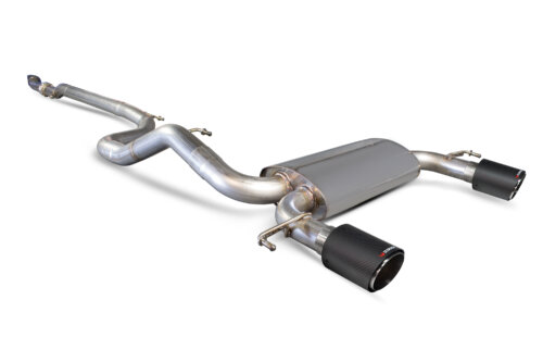 Scorpion non-resonated cat-back exhaust system for OPEL CORSA VXR E