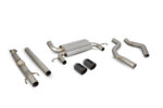 Scorpion non-resonated cat-back exhaust system for OPEL CORSA VXR E