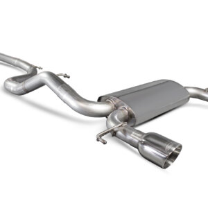 Scorpion non-resonated cat-back exhaust system for OPEL CORSA E