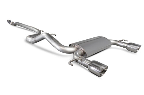 Scorpion non-resonated cat-back exhaust system for OPEL CORSA E