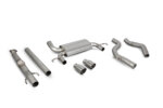 Scorpion non-resonated cat-back exhaust system for OPEL CORSA E