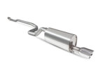 Scorpion non-resonated cat-back exhaust system for OPEL CORSA E