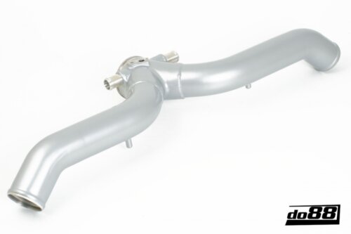 do88 Porsche 997.2 Turbo 2010- Y-Pipe, Silver for OEM IC