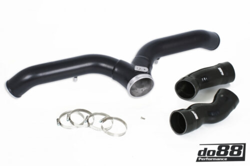 do88 Y-pipe za Porsche 911 997.1 Turbo za ICM-230 intercooler, crna