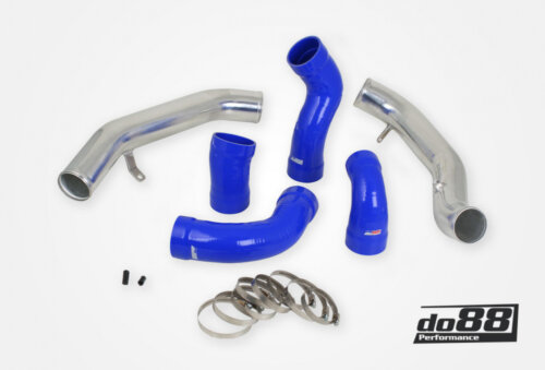 do88 Volvo S60 V60 XC60 V70 XC70 S80 3.0L T6 Pressure pipes with Blue hoses