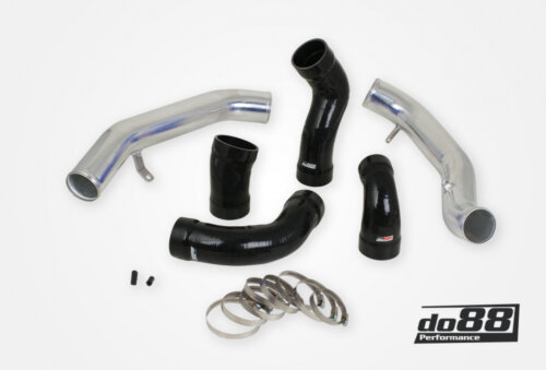 do88 Volvo S60 V60 XC60 V70 XC70 S80 3.0L T6 Pressure pipes with Black hoses