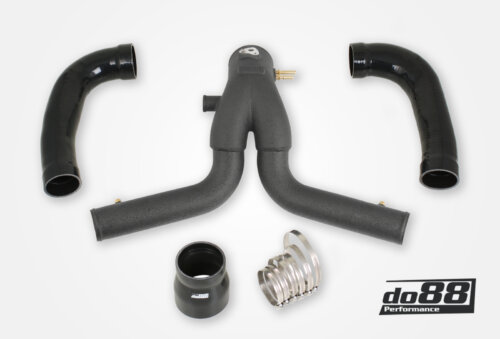 Porsche 911 Turbo (991.1) 2013-15 Y-Pipe, Black for do88 IC