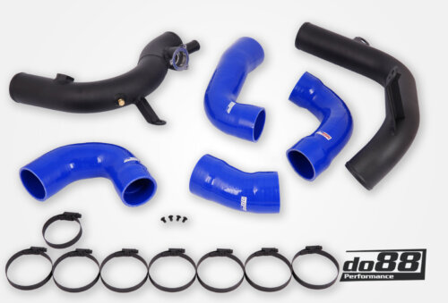 do88 VAG 2.0 TSI EA888 Gen4 (300hp+) OEM IC Pressure pipes, Blue hoses