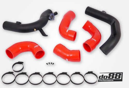 do88 VAG 2.0 TSI EA888 Gen4 (300hp+) OEM IC Pressure pipes, Red hoses