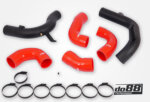do88 VAG 2.0 TSI EA888 Gen4 (245hp) OEM IC Pressure pipes, Red hoses