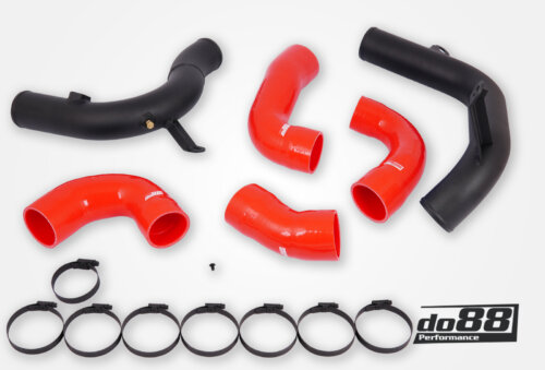 do88 VAG 2.0 TSI EA888 Gen4 (245hp) OEM IC Pressure pipes, Red hoses