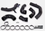 VAG 2.0 TSI EA888 Gen4 (300hp+) do88 IC Pressure pipes, Black hoses