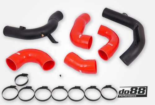 VAG 2.0 TSI EA888 Gen4 (245hp) do88 IC Pressure pipes, Red hoses