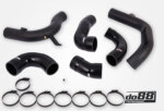 VAG 2.0 TSI EA888 Gen4 (245hp) do88 IC Pressure pipes, Black hoses