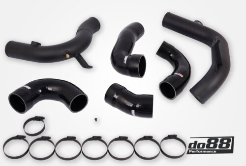 VAG 2.0 TSI EA888 Gen4 (245hp) do88 IC Pressure pipes, Black hoses
