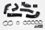 Toyota Yaris GR Pressure pipes for do88 IC, Black hoses