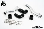 do88 Volvo 7/940 Turbo Top Connection pipe kit ,black hoses ,standard throttle body