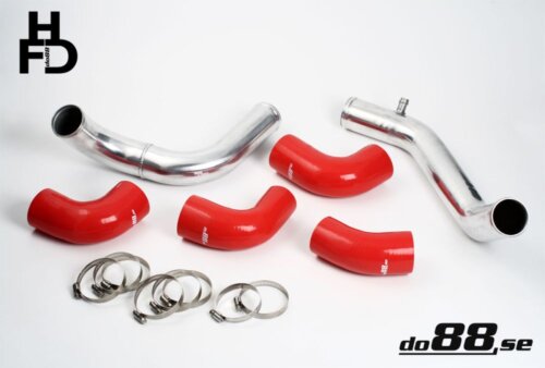 do88 Volvo 7/940 Turbo Center Connection pipe kit ,red hoses ,standard throttle body