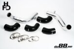 do88 Volvo 7/940 Turbo Center Connection pipe kit ,black hoses ,3'' throttle body