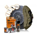 Colour for Foliatec brake caliper paint kit, military green matt