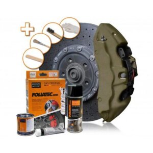 Colour for Foliatec brake caliper paint kit, military green matt
