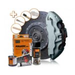 Colour for Foliatec brake caliper paint kit, grey metallic