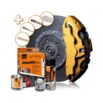 Colour for Foliatec brake caliper paint kit, gold metallic