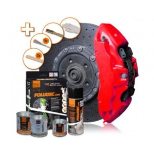 Colour for Foliatec brake caliper paint kit, neon red