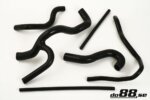 do88 Audi Quattro 10v Radiator hoses Black