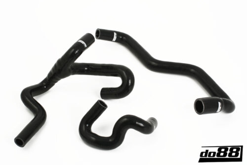 do88 silicone heater hoses for SAAB 9-5 98-10, black hoses