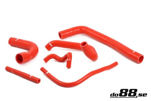 do88 SAAB 9000 Turbo 94-98 Coolant hoses Red