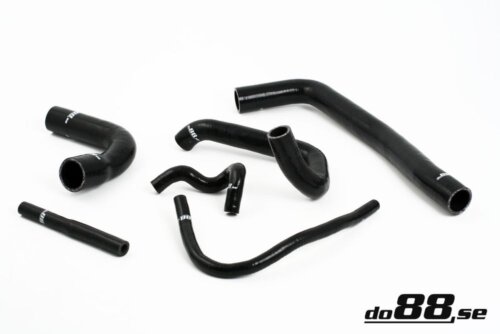 do88 silicone coolant hoses for SAAB 9000 Turbo 94-98, black hoses