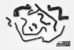 do88 Porsche 968 Coolant hoses Black