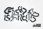 do88 AUDI SEAT SKODA VW 1.8 / 2.0 TSI (MQB) Coolant hoses (24 pcs) Black