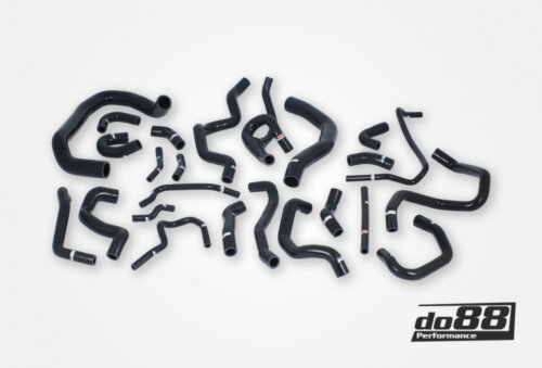do88 AUDI SEAT SKODA VW 1.8 / 2.0 TSI (MQB) Coolant hoses (24 pcs) Black
