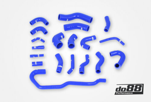 do88 silicone coolant hoses for Audi RS6 C5 2002-2004, blue hoses